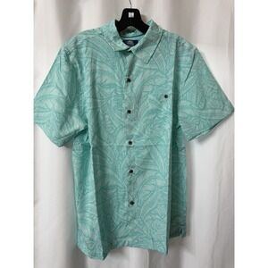 Havana Jim Hawaiian Short Sleeve Button Up Shirt Men's Medium NWT (MSRP $55) K30